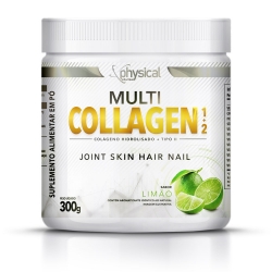 Multi Collagen 1+2 Sabor Limo (300g) - Physical Pharma