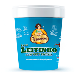 Pasta de Amendoim Integral Gourmet Sabor Leitinho (450g) - La Ganexa