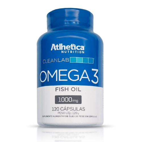 Cleanlab Omega 3 - Fish Oil 1000mg (120 Cápsulas) (Óleo de Peixe) - Atlhetica Clinical