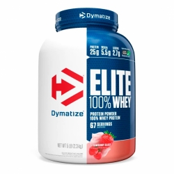 Elite 100% Whey Protein sabor Morango (2.270g) - Dymatize Val: 06/2021