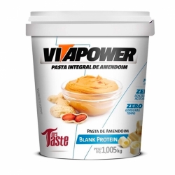 Pasta de Amendoim Integral Blank Protein (1kg) - VitaPower