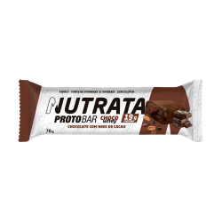 ProtoBar Sabor Chocolate com Nibs de Cacau (1 unidade de 70g) - Nutrata