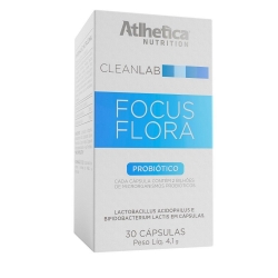 Focus Flora - Cleanlab - (30 Cpsulas) - Atlhetica Nutrition