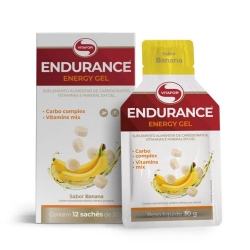 Endurance Energy Gel Sabor Banana (Cx com 12 Sachs de 30g) - Vitafor