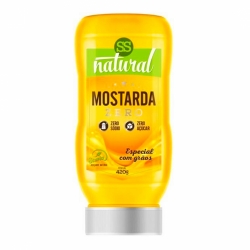 Molho Mostarda com Stevia (380g) - SS Natural