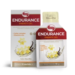 Endurance Energy Gel Sabor Baunilha (Cx com 12 Sachs de 30g) - Vitafor