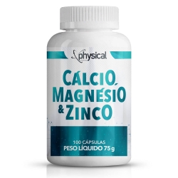 Clcio Magnsio e Zinco (100 Cpsulas) - Physical Pharma