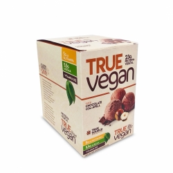 True Vegan sabor Chocolate c/ Avel (1 Cx. com 10 saches de 34g) - True Source
