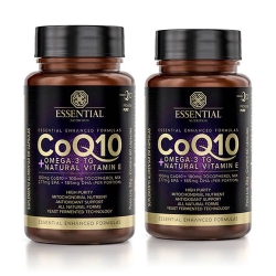 Kit 2unid CoQ-10 + mega 3 + Vitamina E (60 Cpsulas) - Essential