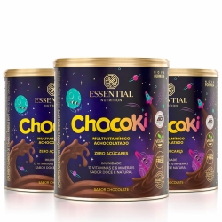 Kit 3unid Chocoki - Achocolatado Vitaminado (300g) - Essential