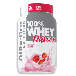 100% Whey Flavour Sabor Morango (900g) - Atlhetica Nutrition