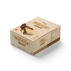 True Vegan Crunch Sabor Chocolate com Avelã (Caixa 12 Unidades de 40g) - True Source