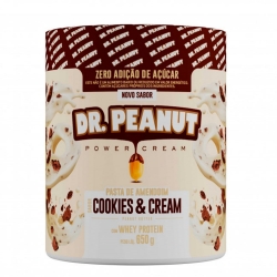 Pasta de Amendoim Sabor Cookies & Cream (650g) - Dr Peanut