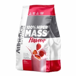 100% Hiper Mass Flavour Sabor Morango (2,5kg) - Atlhetica Nutrition