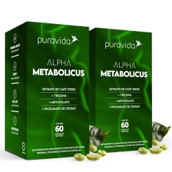 Kit 2un Alpha Metabolicus (60 Cpsulas) - Pura Vida