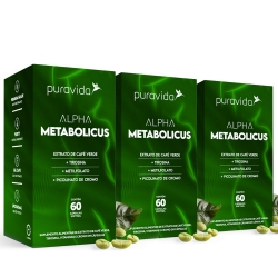 Kit 3un Alpha Metabolicus (60 Cpsulas) - Pura Vida