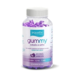 Super Gummy Cabelo e Unha (60 Gomas) - Equaliv