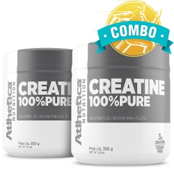 Combo 2unid Creatina 100% Pure (300g) - Atlhetica Evolution