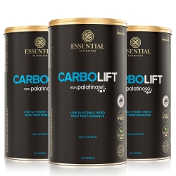 Kit 3unid Carbolift - 100% Palatinose (900g) - Essential