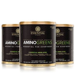 Kit 3unid Amino Greens (240g) - Essential Nutrition