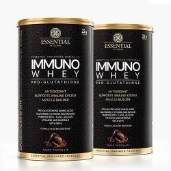 Kit 2unid Immuno Whey Pro-Glutathione Sabor Chocolate (465g) - Essential