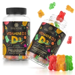 Kit 2unid Vitamini D3 Gummy (60 Gomas) - Essential