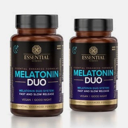 Kit 2unid Melatonin Duo Sabor Menta (120 comprimidos) - Essential