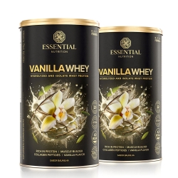 Kit 2unid Vanilla Whey Hidrolisado (375g) - Essential
