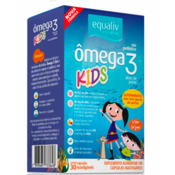 Omega 3 Kids (30 caps mastig�veis) - Equaliv
