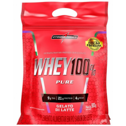 Whey 100% Pure Sabor Gelato Di Latte (900g) Refil - Integralmdica