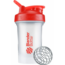Coqueteleira Classic V2 Cor Clear/Red (600ml) - Blender Bottle