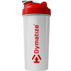 Coqueteleira Transparente c/ Vermelho (600ml) - Dymatize