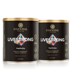 Kit 2un Livestrong Sabor Chocolate (237g) - Essential Nutrition