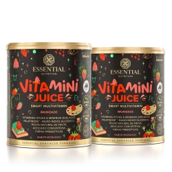 Kit 2unid Vitamini Juice Sabor Morango (280g) - Essential Nutrition