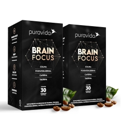 Kit 2un  Brain Focus (30 C�psulas) - Pura Vida
