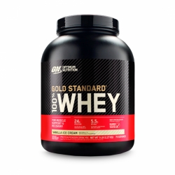 100% Whey Protein Gold Standard Sabor Baunilha (2.270g) - Optimum Nutrition
