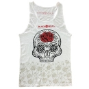 Camiseta Regata Carol Saraiva - Black Skull Camiseta Regata Carol Saraiva - Black Skull