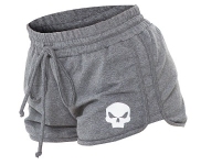 Shorts Moletinho Storm Logo Branco - black Skull Shorts Moletinho Storm Logo Branco - black Skull