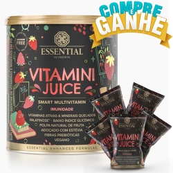 Compre Vitamini Juice (280g) - Essential Nutrition e Ganhe + 5 sachs (11,5g)