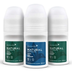 Kit 3 un Natural Desodorante (55 ml) - Pura Vida