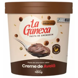 Pasta de Amendoim Sabor Creme de Avel� (450g) - La Ganexa