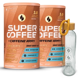 Compre 2un SuperCoffee (380g) - Caffeine Army e Ganhe Garrafa