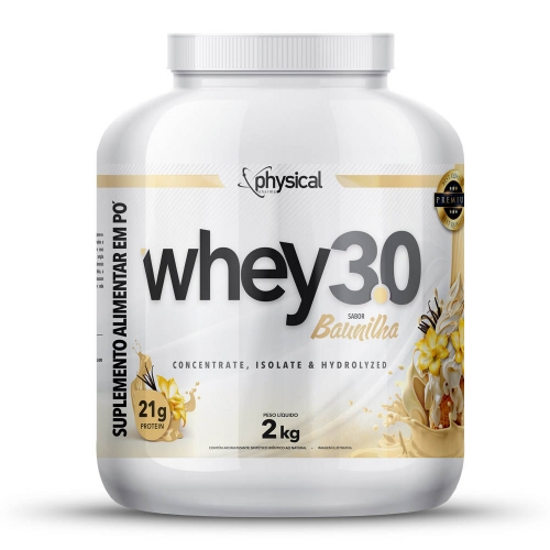 Whey 3.0 Sabor Baunilha (2Kg) - Physical Pharma