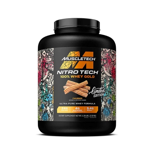 Nitro Tech 100% Whey Gold Sabor Churros (2,33kg) - Muscletech
