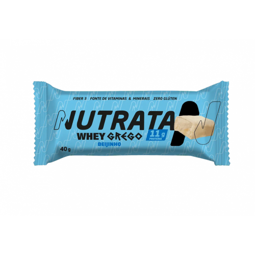 Whey Grego Bar Sabor Beijinho (1 unidade de 40g) - Nutrata