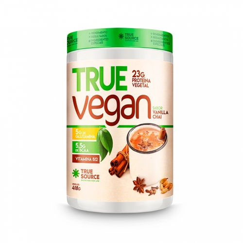 True Vegan sabor Vanilla Chai (418g) - True Source