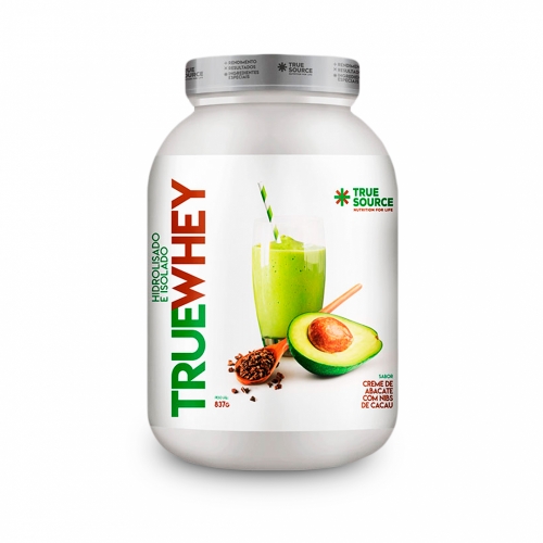 True whey Sabor Creme de Abacate com Nibs de Cacau (837g) - True Sourc