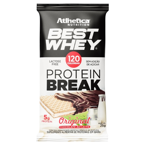 Best Whey Protein Break sabor Original (1 unidade de 25g) - Atlhetica Nutrition