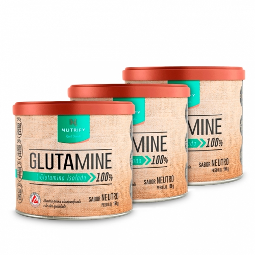 Kit 3 Unidades Glutamina (150g) - Nutrify