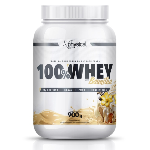 100% Whey Sabor Baunilha (900g) - Physical Pharma